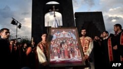 Заходи з ушанування загиблих, Єреван, 23 квітня