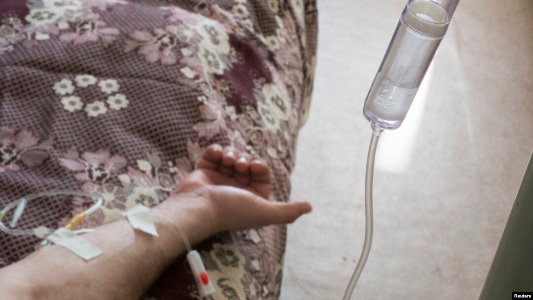 Gulya's son was given 11 separate blood transfusions.