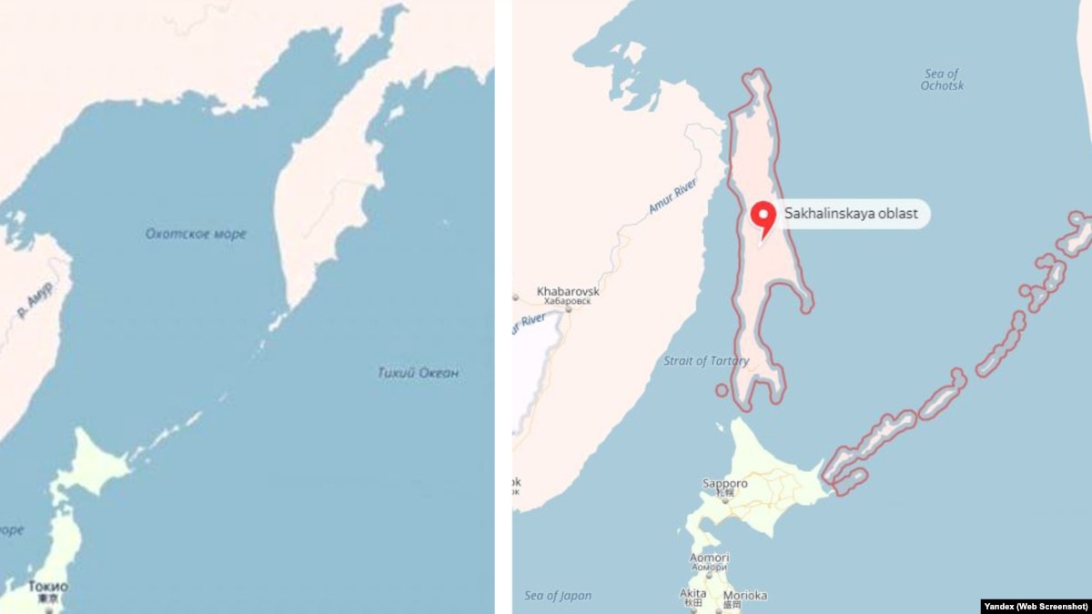 Map Mystery: Russia's Largest Island Vanishes After North Korean ...