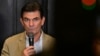 Bolivia's center right President-elect Rodrigo Paz of the Christian Democratic Party holds a press conference a day after the presidential election runoff in La Paz on October 20.
