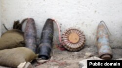 The soldiers were killed by blasts from improvised explosive devices like these.