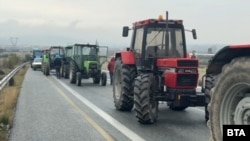 Българо-гръцката граница при граничния пункт „Кулата“ беше блокирана в сряда заради протест на гръцки фермери, 3 декември 2025 г.