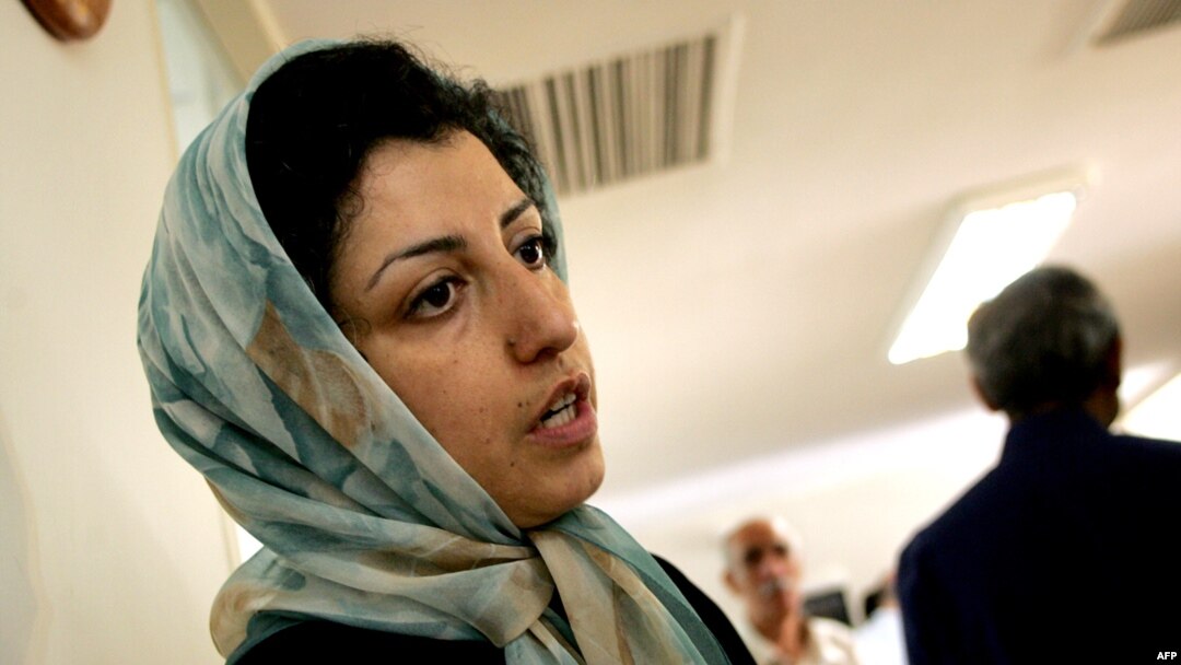 Narges Mohammadi was arrested on May 5 at her home in Tehran, according to her husband. (file photo)