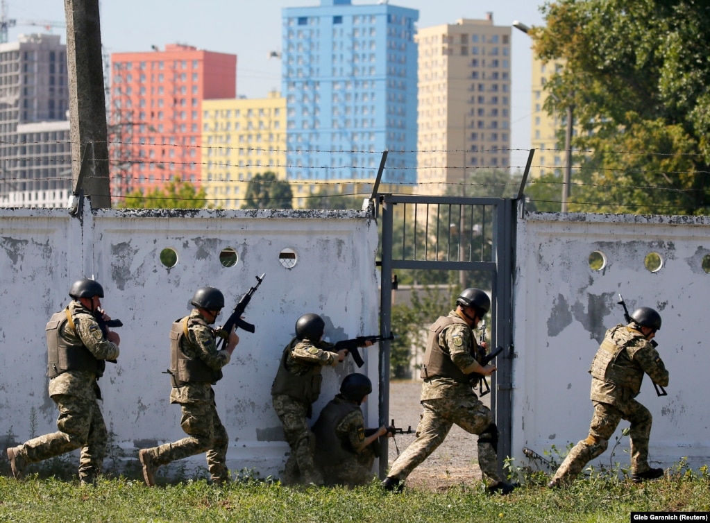 Reservist training in Kyiv began on August 7.