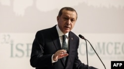 турскиот претседател Реџепт Таип ердоган, Истанбул 23.11.2016.