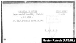 Planul de măsuri elaborat de Securitate în cazul Noël Bernard în august 1980