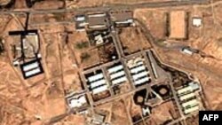 A satellite photo of Iran's Parchin nuclear facility