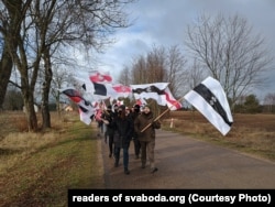 Марш Каліноўскага на Беласточчыне, люты 2025