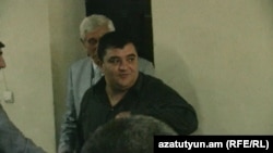 Armenia -- Lieutenant-Colonel Vartan Samvelian at the start of his trial in Yerevan, 25Sep2012.