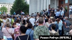 Митинг в поддержку Сергея Фургала. Хабаровск. 18 июля 2020.