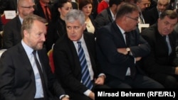 Bakir Izetbegović, Dragan Čović, Mladen Ivanić i Milorad Dodik 