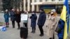 Студенти у Дніпрі вийшли на пікет проти призначення міністром освіти Сергія Шкарлета
