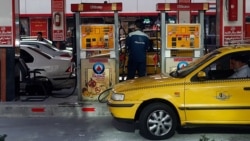 A gas station in Iran.