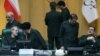 نمایندگان مجلس ایران با لباس فرم سپاه به سر کار رفتند