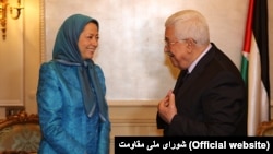 محمود عباس روز شنبه با مریم رجوی دیدار کرد