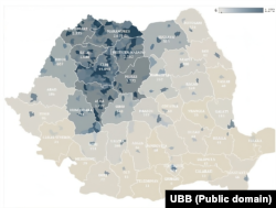 Proveniența cumpărătorilor de locuințe din afara orașului Cluj-Napoca în perioada 2017 - 2020.