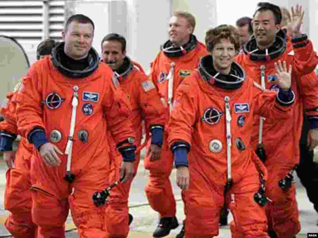 Former Air Force test pilot Eileen Collins became the first-ever female commander of a U.S. space shuttle mission in July 1999, on the third of her four shuttle missions.