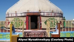 Казахская юрта. Фото Алтынай Мырзахметкызы.