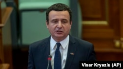 Kryeministri në detyrë i Kosovës, Albin Kurti 
