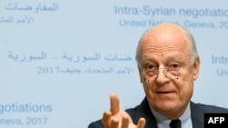 UN Syria envoy Staffan de Mistura (file photo)