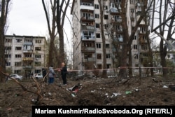 Наслідки російського обстрілу, Київ, 16 квітня 2026 року