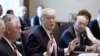 President Donald J. Trump speaks during a Cabinet meeting in the Cabinet Room of the White House, in Washington, DC, USA, 12 June 2017. 