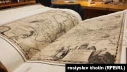 Генеральна карта України Гійома Левассера де Боплана, видана в середині 17-го століття в Ґданську, в збірці Саксонської державної бібліотеки – Бібліотеці Дрезденського університету