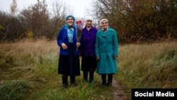 Valentina, Hanna si Maria, protagonistele documentarului „The Babushkas od Chernobil”. Sursa pagina de Facebook a documentarului