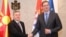 Архивска фотографија - Средба на претседателите на Македонија и на Србија, Ѓорге Иванов и Александар Вучиќ. 