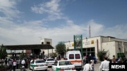 Pamje nga vendi ku ka ndodhur sulmi, Teheran