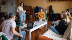 Кадър от репетиция с театралната трупа на „Студентина“ – една от най-старите организации в Националния студентски дом. 10 февруари 2026 г.
