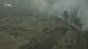 Згоріле селище у пожежах в Житомирській області – відео з дрона
