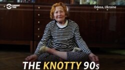 The Knotty 90s: Limber Ukrainian Pensioner Loves The Lotus Position