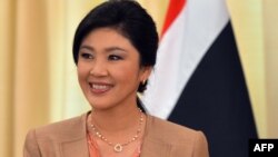 Kryeministrja e Tajlandës, Yingluck Shinawatra.