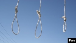 Death sentences in Iran are typically carried out by public hanging.