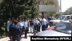 Полицейские в Алматы. 21 мая 2016 года.