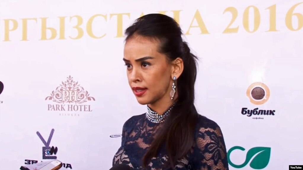 Kyrgyz fashion model Amina Yusurova (file photo)