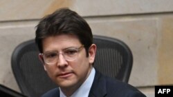 Miguel Uribe u Bogoti, maj 2025.