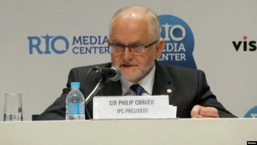 International Paralympic Committee President Philip Craven