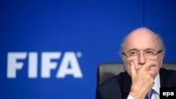 Current FIFA president Joseph 'Sepp' Blatter (file photo)