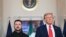 Уладзімір Зяленскі і Дональд Трамп