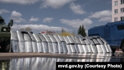 Так сілавікі ў Віцебску 24 красавіка 2026 году трэнаваліся разганяць пратэсты