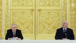 Аляксандар Лукашэнка і Ўладзімір Пуцін. Архіўнае фота