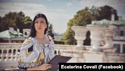 Ecaterina Cheptănaru într-o fotografie pe pagina sa de Facebook 