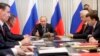 Президент России Владимир Путин проводит совещание по вопросам социально-экономического развития аннексированного Крыма. Ялта, 10 января 2019 года