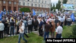 Marşul sindicatelor la Chişinău