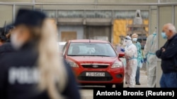 Varaždinska i Međimurska županija su dvije od tri europske regije  sa najvećim brojem novozaraženih na 100.000 stanovnika unutar sedam dana (foto: testna stanica u Zagrebu) 