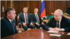 Коллаж: Шуваев, Путин, Богомаз и Гладков