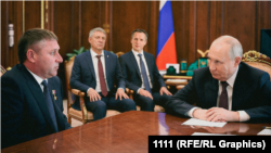Коллаж: Шуваев, Путин, Богомаз и Гладков
