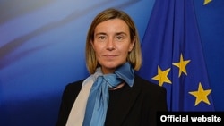 Верховный представитель ЕС по иностранным делам и политике безопасности Федерика Могерини. 